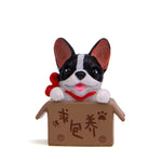 2 pezzi di decorazione creativa per la casa, ornamento per bambola bulldog, stile casuale, Bulldog Doll