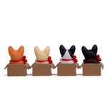 2 pezzi di decorazione creativa per la casa, ornamento per bambola bulldog, stile casuale, Bulldog Doll