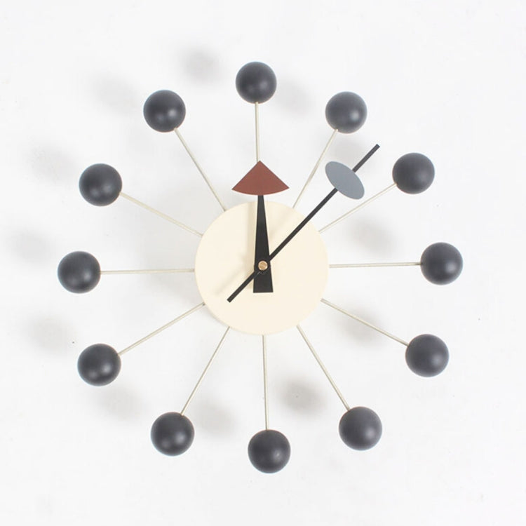 Sfondo elegante Minimalis Palline circolari Orologio da parete con caramelle Orologio decorativo creativo Orologio con ruota panoramica