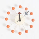 Sfondo elegante Minimalis Palline circolari Orologio da parete con caramelle Orologio decorativo creativo Orologio con ruota panoramica
