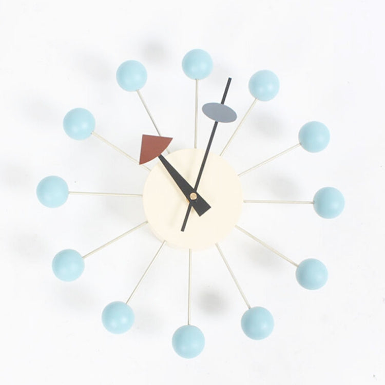 Sfondo elegante Minimalis Palline circolari Orologio da parete con caramelle Orologio decorativo creativo Orologio con ruota panoramica