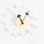 Sfondo elegante Minimalis Palline circolari Orologio da parete con caramelle Orologio decorativo creativo Orologio con ruota panoramica