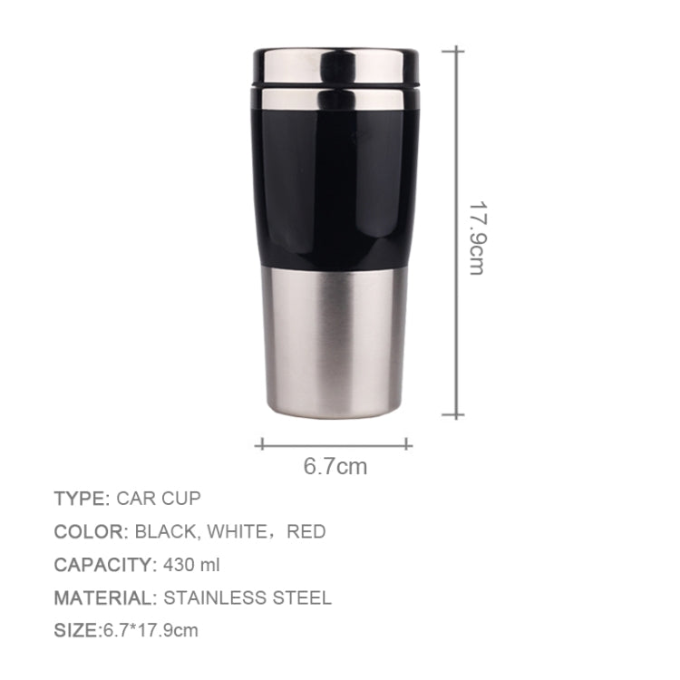 Tazza in acciaio inossidabile con doppio isolamento da 430 ml in auto utilizzando una bottiglia d'acqua aziendale