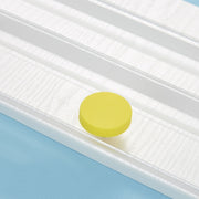 Maniglia per armadio per cassetti per bambini moderna antiurto con motivo a cerchio giallo, Yellow Circle