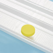 Maniglia per armadio per cassetti per bambini moderna antiurto con motivo a cerchio giallo, Yellow Circle