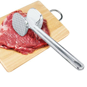 2 pezzi in lega di alluminio, inteneritori sfusi, martello per carne, bistecca, maiale, utensili da cucina, misura media: 5,0 x 22,5 cm., Middle Size: 5.0 x 22.5cm