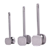 Inteneritori sfusi in lega di alluminio Martello per carne Bistecca di maiale Utensili da cucina, Grandi dimensioni: 6,5 x 25,0 cm, Large Size: 6.5 x 25.0cm