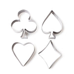 Set 3 Stampi per Biscotti in Acciaio Inossidabile