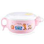 Ciotola doppio strato acciaio inox e plastica 450 ml bambini