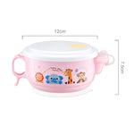 Ciotola doppio strato acciaio inox e plastica 450 ml bambini
