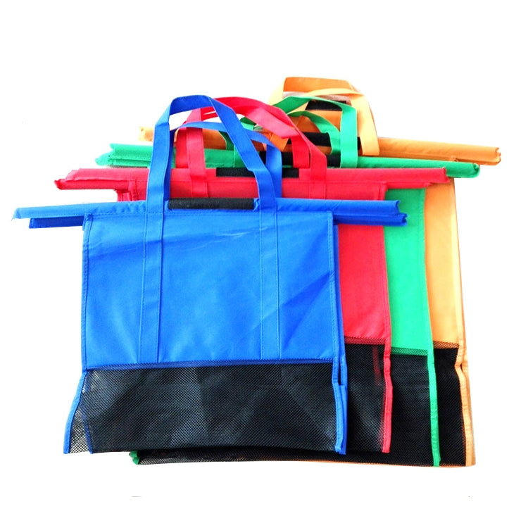 Set 4 borse per trolley da supermercato in tessuto non tessuto