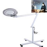 Lente d'ingrandimento da tavolo pieghevole 5X con lampada LED