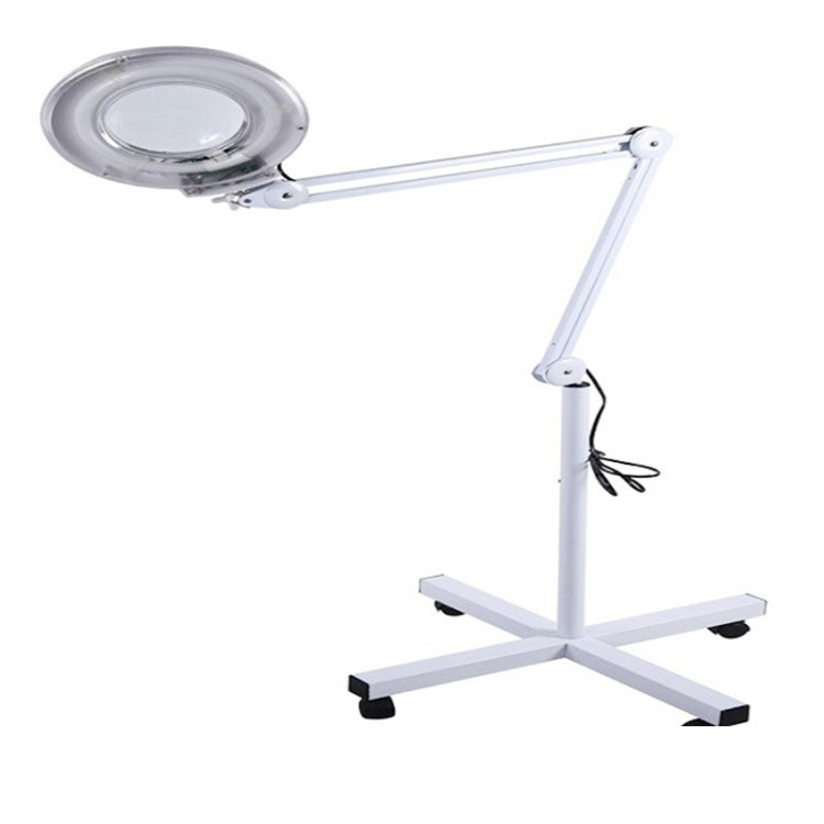 Lente d'ingrandimento da tavolo pieghevole 5X con lampada LED