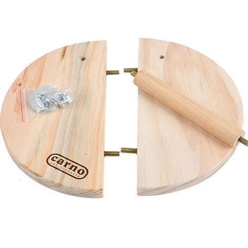 Pet in legno a due strati Pedana per criceto in legno Trampolino per criceti Piccoli animali domestici Giocattoli a pedali, Two Layers Footplate