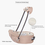 Marsupio ergonomico con seggiolino per bambini con striscia riflettente per 0-3 anni