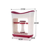 Spremitore per purea per bambini, dispenser manuale multifunzione per sacchetti per la conservazione degli alimenti per bambini, Food Dispenser