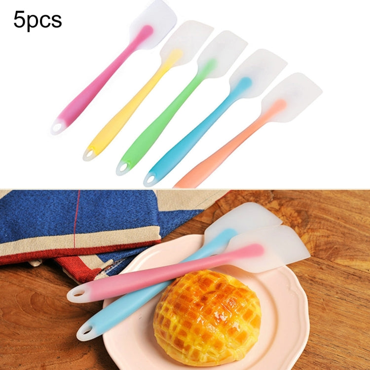 Set 5 spatole in silicone per cucina resistenti al calore