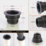 Set 3 tappi chiusura silicone per scarico tubi cucina