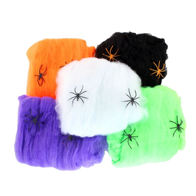 Ragnatele di Halloween in filato di cotone 15x15 cm