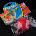Set 5 nasi da clown in spugna rossi per feste Halloween
