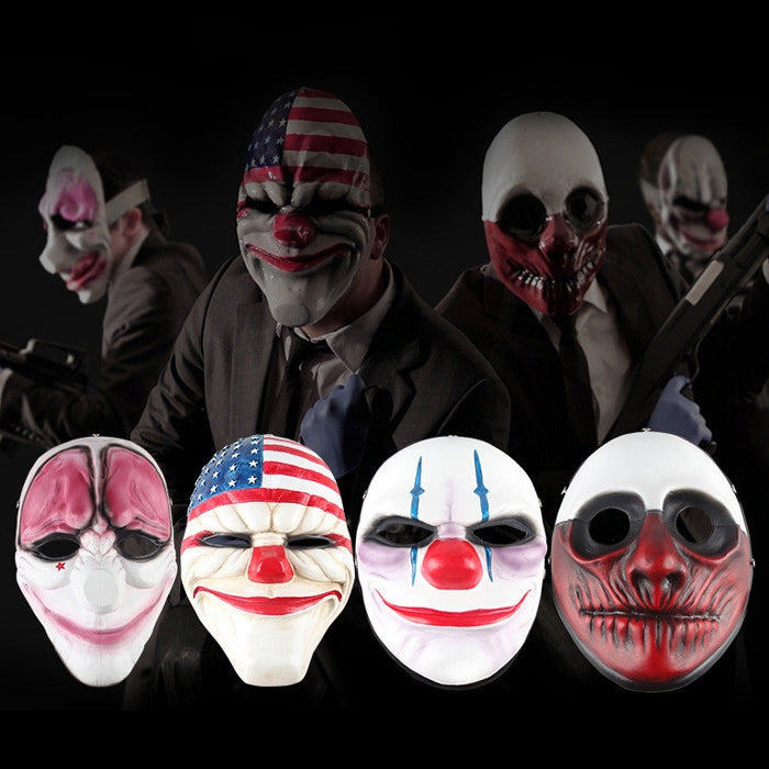 Maschera Halloween in PVC con design vari 30x20x8 cm