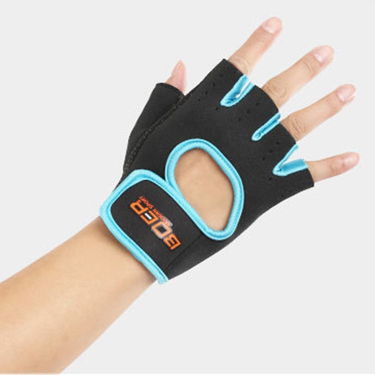Guanti mezze dita unisex all'aperto Guanti sportivi traspiranti antiscivolo, taglia: S, Plamar: 16 * 12 * 3,0 cm, Size: S, Plamar: 16*12*3.0cm