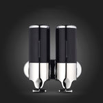 Bottiglia di sapone per shampoo liquido per lavaggio a parete con dispenser manuale per doccia doppia per hotel, capacità: 1000 ml, 1000ml/Black, 1000ml/Gold, 1000ml/Transparent, 1000ml/White, 1000ml/Dark Red, 1000ml/Green, 1000ml/Blue, 1000ml/Purple  ...