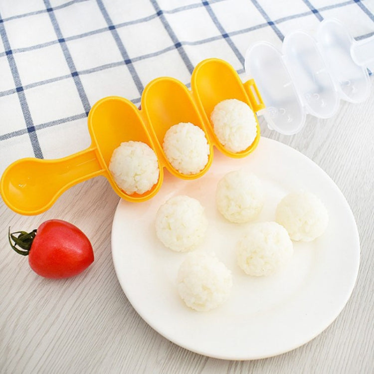 Stampo per shaker per palline di riso per sushi per uso alimentare in stile carino con cucchiaio per bambini, consegna a colori casuale, Spoon Shape