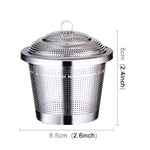 Filtro infusore a rete per tè in acciaio inox 6,5x6 cm
