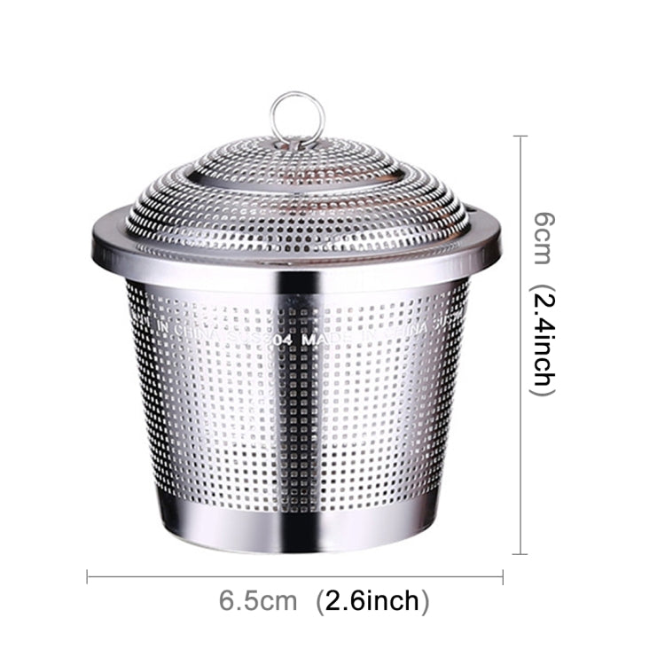 Filtro infusore a rete per tè in acciaio inox 6,5x6 cm