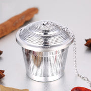 Filtro per palline da tè con infusore a rete per spezie, colino da tè in acciaio inossidabile, dimensioni medie: 6,5 x 6 cm, Middle Size: 6.5 x 6cm