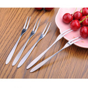 Forchetta da frutta in acciaio inossidabile da 10 pezzi, 10 PCS Fruit Fork