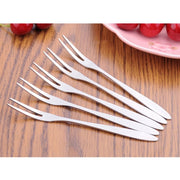 Forchetta da frutta in acciaio inossidabile da 10 pezzi, 10 PCS Fruit Fork