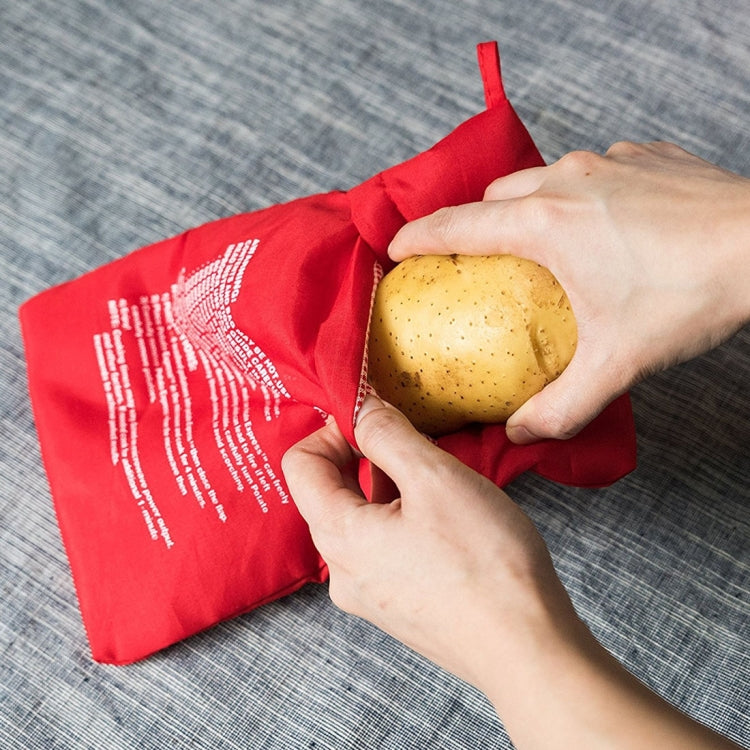 Borsa lavabile e riutilizzabile per patate nel microonde (cuoce fino a 4 patate allo stesso tempo), dimensioni: 26,7 x 17,6 cm., Potato Cooker Bag
