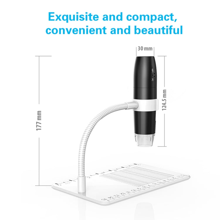 316 Microscopio digitale USB Smart Wifi regolabile 50-1000X