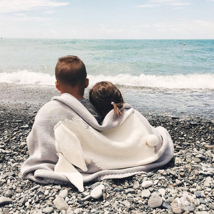 Coperta lavorata a maglia per bambini con orecchie stereoscopiche con motivo di coniglio, Rabbit Pattern