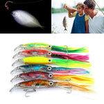 Esche da pesca artificiali a forma di polpo 14 cm