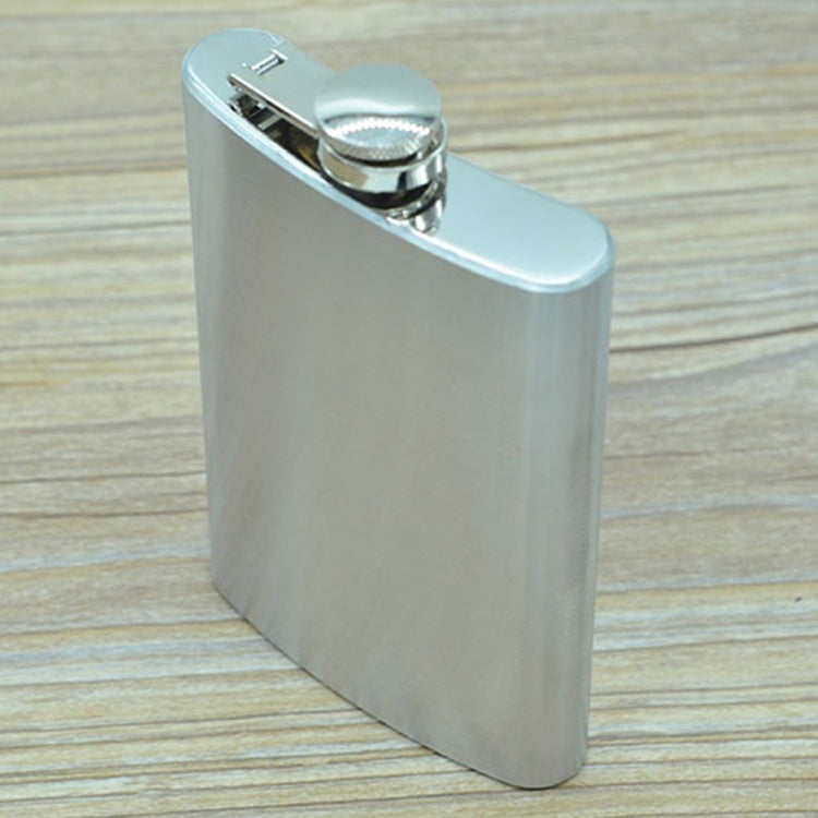 Fiaschetta portatile in acciaio inossidabile selvaggio per sport all'aria aperta, pratica, da viaggio, da 285 ml (senza imbuto piccolo) (Argento 285 ml (10oz)), 285mL (10oz)
