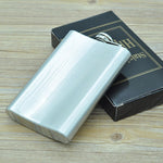 Fiaschetta portatile in acciaio inossidabile selvaggio per sport all'aria aperta, pratica, da viaggio, da 285 ml (senza imbuto piccolo) (Argento 285 ml (10oz)), 285mL (10oz)