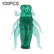 Esche da pesca artificiali a forma di cricket da 100 pezzi, lunghezza: 2 cm, Cricket Shape