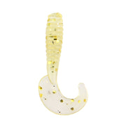 100 pezzi di paillettes a coda lunga a forma di vermi esche da pesca esche artificiali, lunghezza: 3,5 cm, Sequins Long Tail Maggots Shape