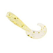 100 pezzi di paillettes a coda lunga a forma di vermi esche da pesca esche artificiali, lunghezza: 3,5 cm, Sequins Long Tail Maggots Shape