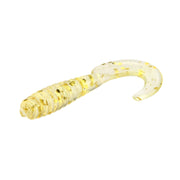 100 pezzi di paillettes a coda lunga a forma di vermi esche da pesca esche artificiali, lunghezza: 3,5 cm, Sequins Long Tail Maggots Shape