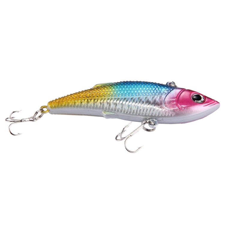 Esche da pesca artificiali in plastica con rivestimento colorato Pesca Topwater Galleggiante Esca popper Colpisci le onde d'acqua Arrampicata Esca da pesca con ganci, Lunghezza: 7,5 cm, 7.5 cm