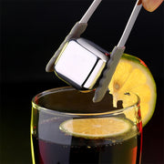 Cubetti di ghiaccio riutilizzabili refrigeranti in acciaio inossidabile per whisky, vodka, liquori, 1 PC