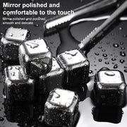 Cubetti di ghiaccio riutilizzabili refrigeranti in acciaio inossidabile per whisky, vodka, liquori, 1 PC