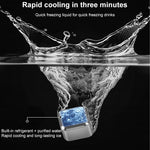 Cubetti di ghiaccio riutilizzabili in acciaio inox 2,5 cm