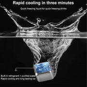 Cubetti di ghiaccio riutilizzabili refrigeranti in acciaio inossidabile per whisky, vodka, liquori, 1 PC