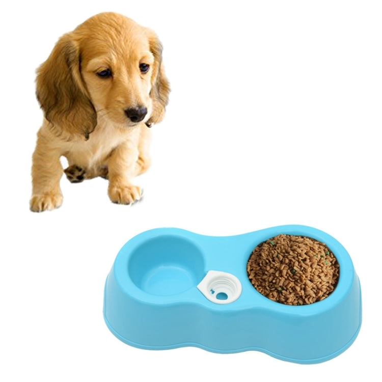 Piatto per cibo per cani e gatti + ciotole doppie per acqua potabile con distributore automatico di acqua