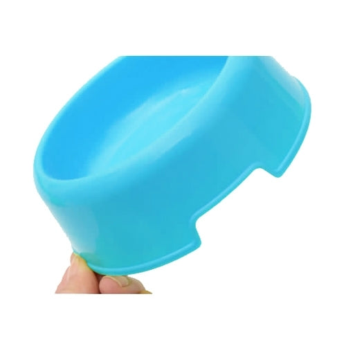 Ciotole singole per animali domestici in materiale plastico color caramello per cani e gatti, Single Pets Bowls